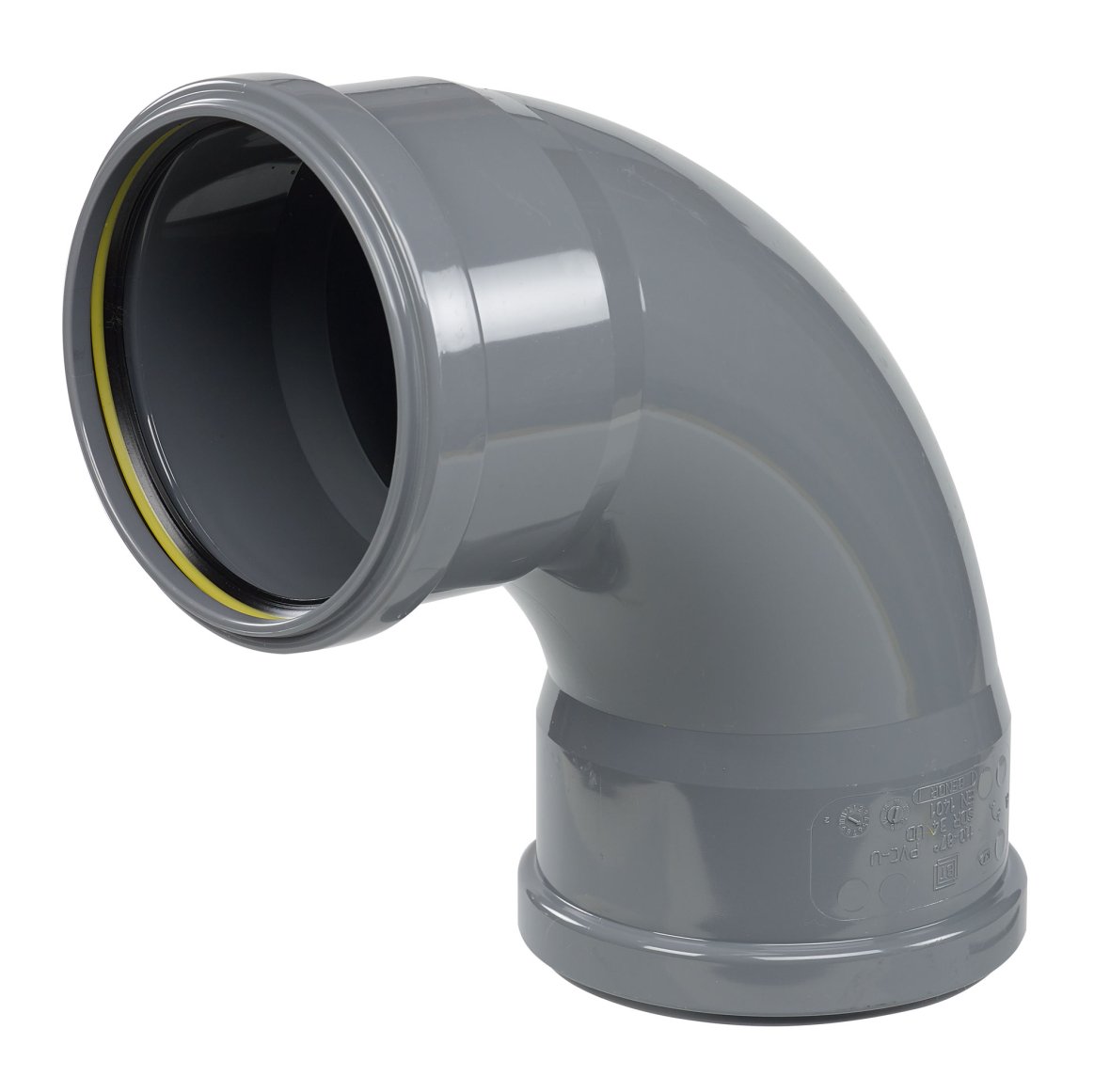 ø110 PVC 90° elbow for drain pipes