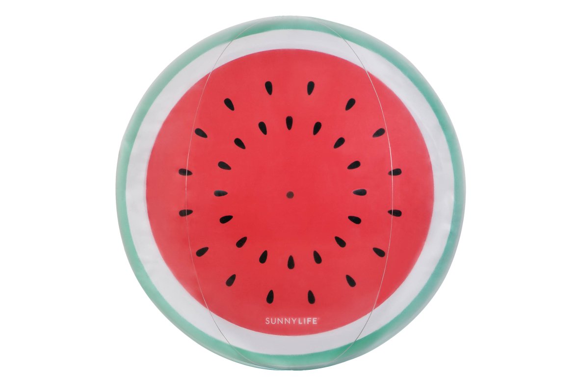Strandbal in watermeloen