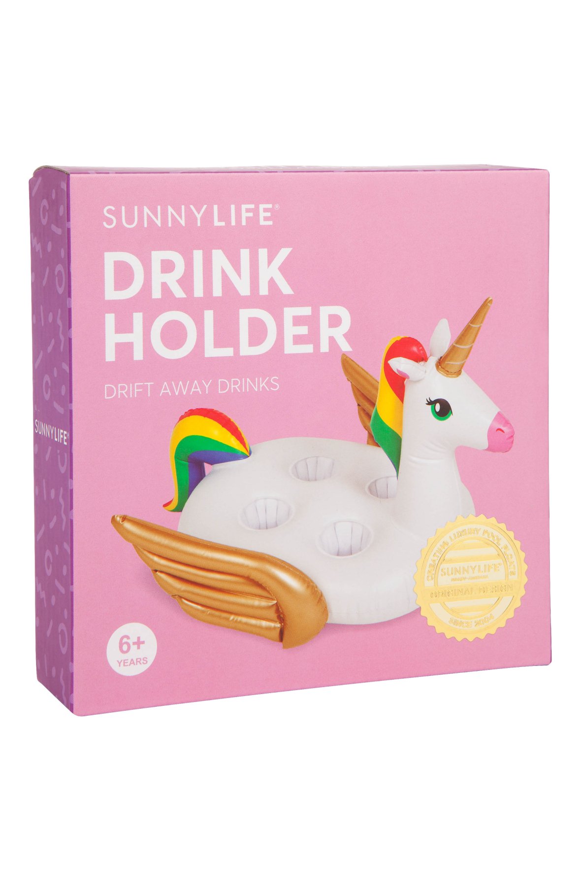 Inflatable drinking cup holder | Unicorn