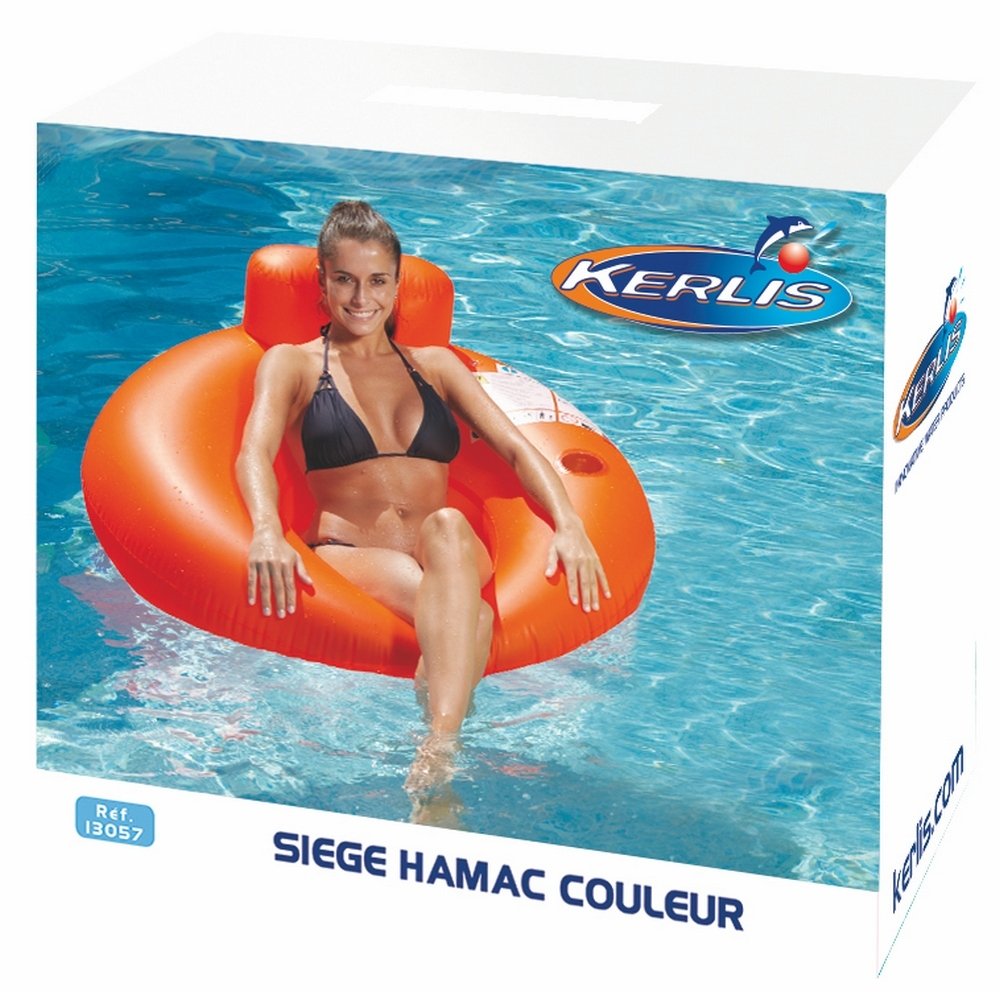 Kerlis comfortable swimming pool chair – Red