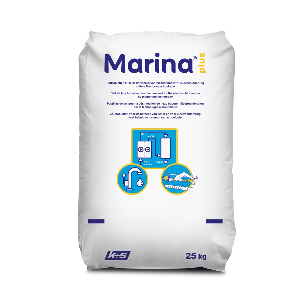 Marina Plus Swimming pool salt tablets 25kg - 1