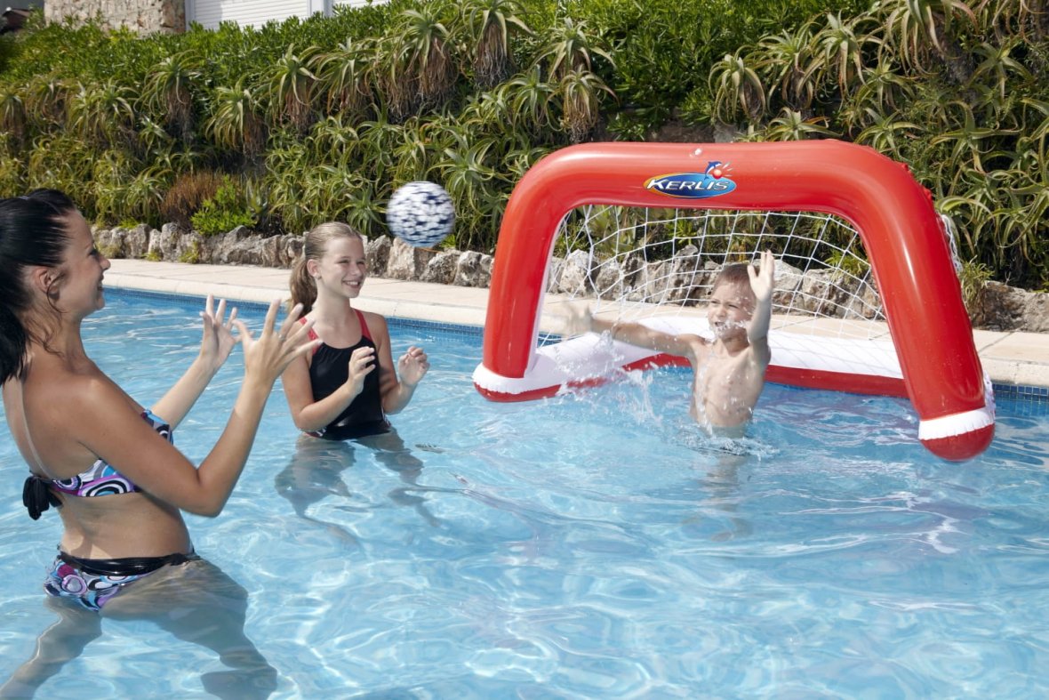Inflatable water polo goal 145 cm - 2
