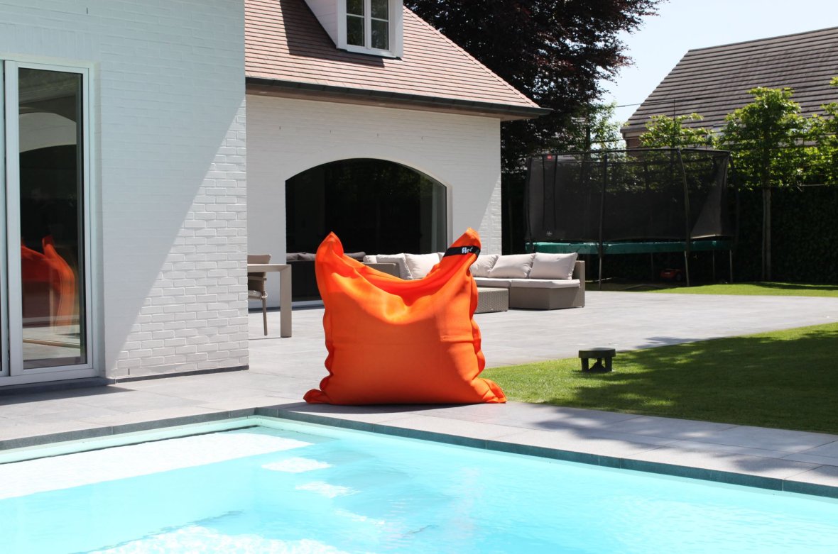 Orange Floating beanbag