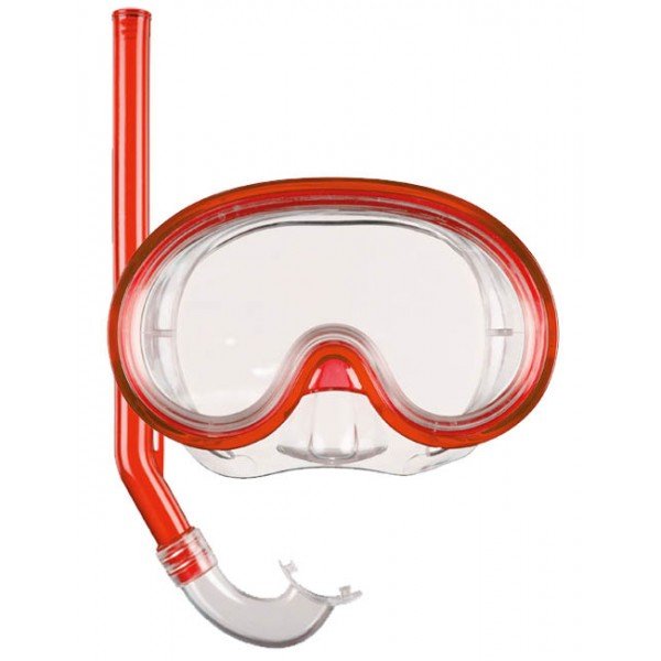 Snorkel and Mask Havanna Kids from 8 years Red | Webshop.swimmingpools.be