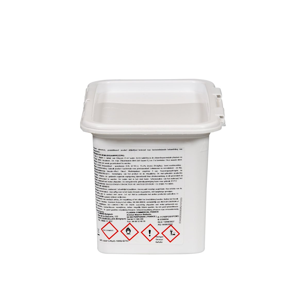 Chlorine tablets slow-acting 250g 1kg ctx373