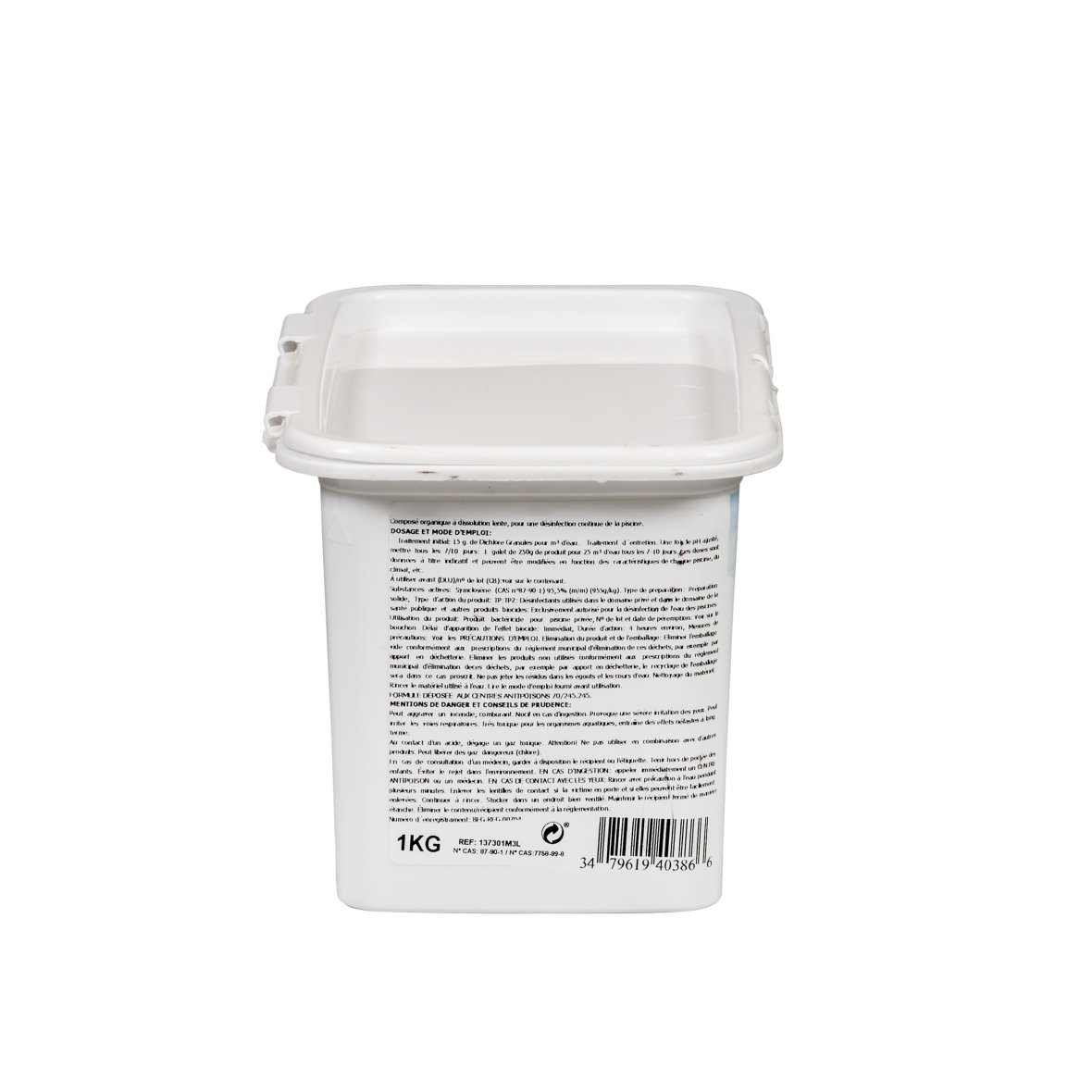 Chlorine tablets slow-acting 250g 1kg ctx373