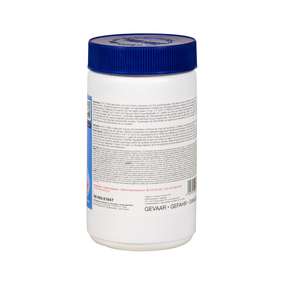 Chloor B-Care 1 kg tabletten 50x20g