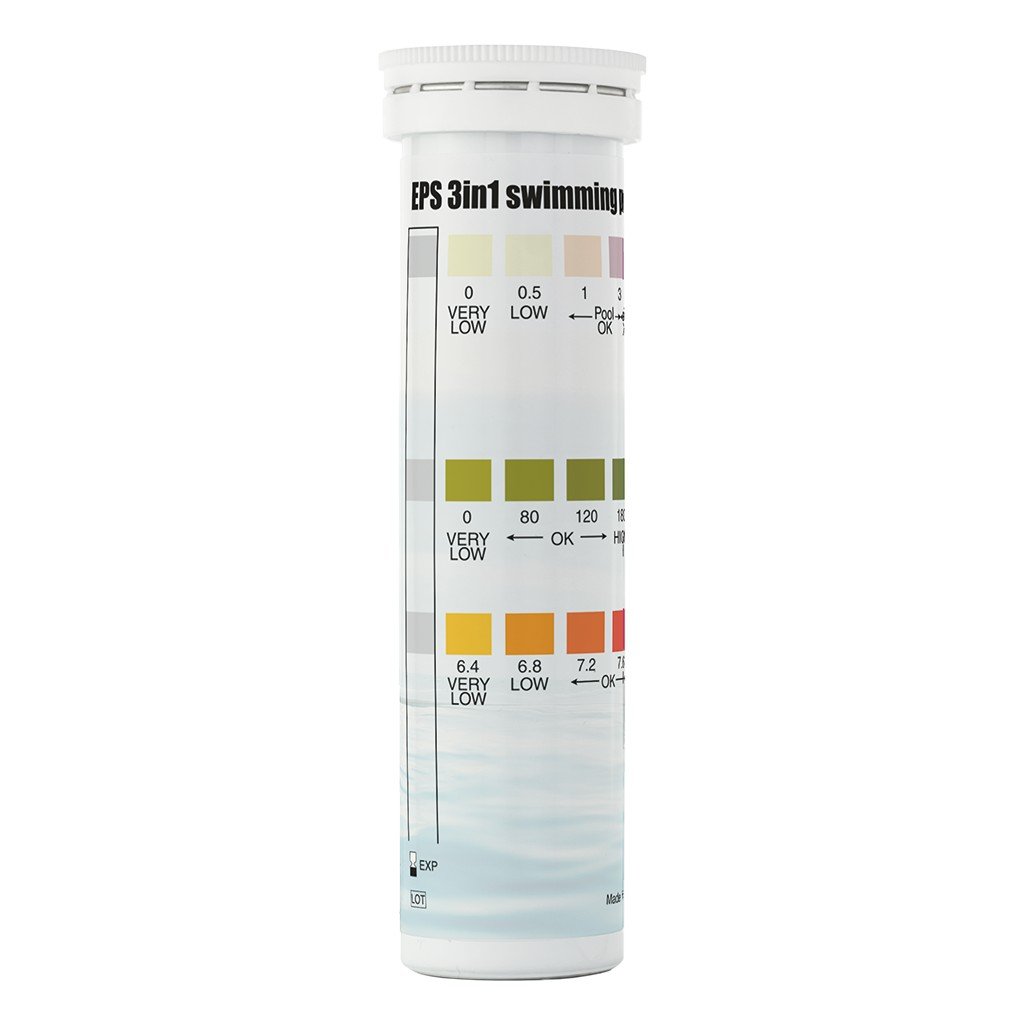 Pool test strips 3 in 1