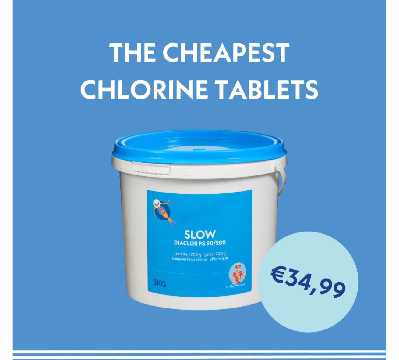 The cheapest chlorine tablets