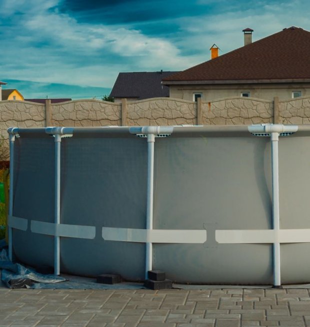 4. Removing the pool liner