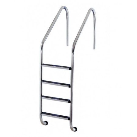 Stainless steel pool ladder with 4 steps