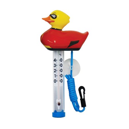 Thermometer colourful duck superhero